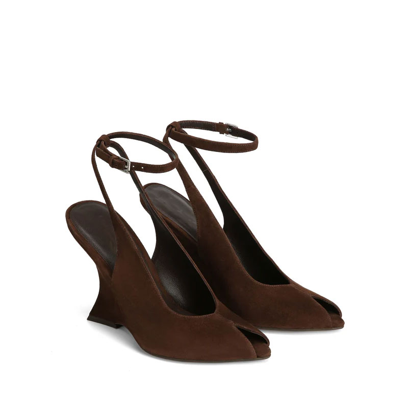 Wide Fit Heels - 2026Ladies' Summer Slope Heel Fish Mouth