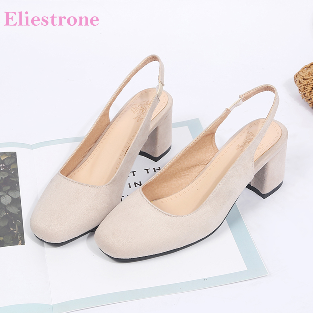 Summer Fashion Chunky Heel Sli - огляд і ціна Women'S Shoes Size 40 In Us
