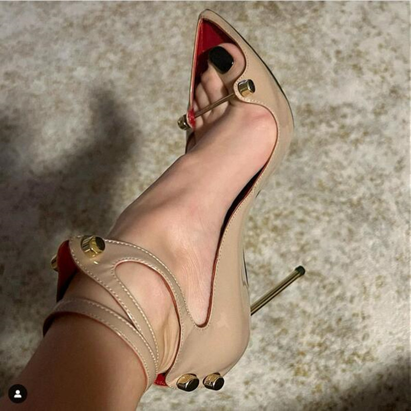 10cm Metal High Heel Sandals,W - огляд і ціна Women'S Shoes Hands Free