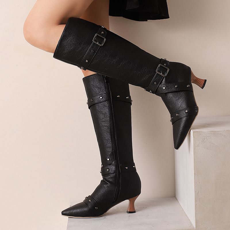 Girseaby Ladies Knee Length Bo - огляд і ціна Wide Fit Heels