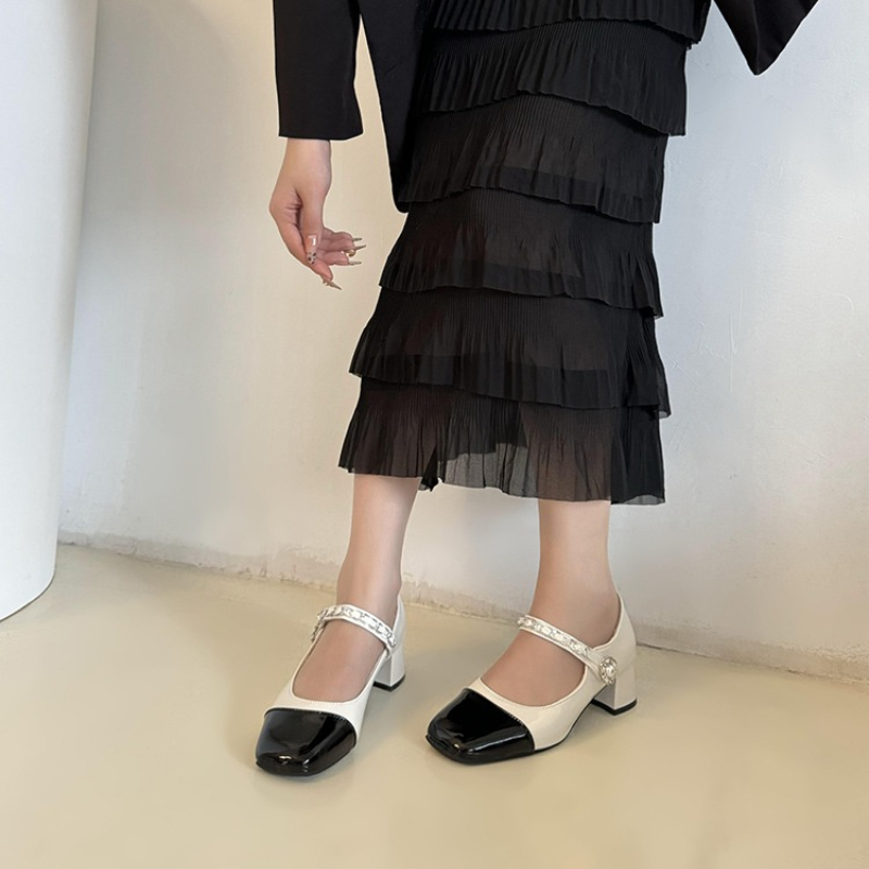 2026 Pearl Clasp Thick-Topped  - огляд і ціна Women'S Shoes Quality