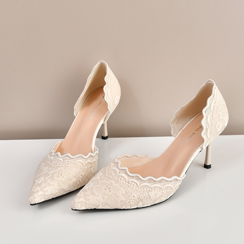 Lace Pointed Toe High Heels Wo - огляд і ціна Women'S Shoes Quality