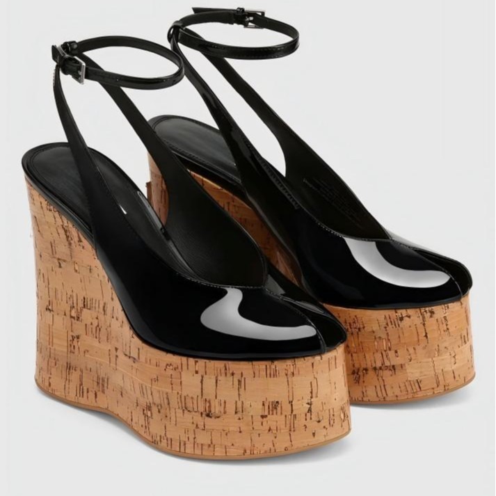 2026Summer Slope Heel Thick Bo - огляд і ціна Wide Fit Heels
