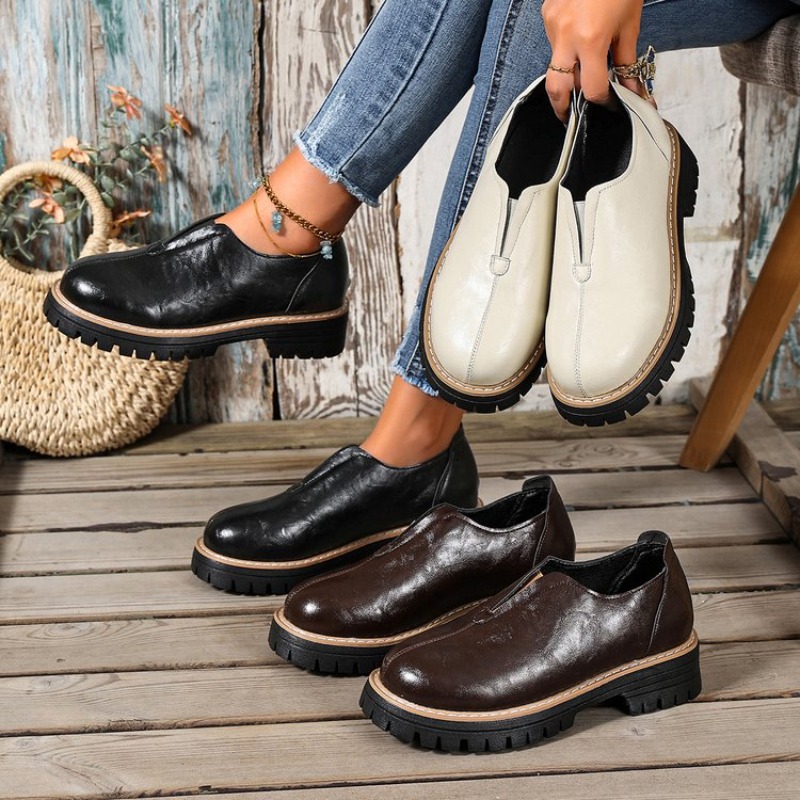 Retro British Style Women's Sh - огляд і ціна Women Shoes Loafers