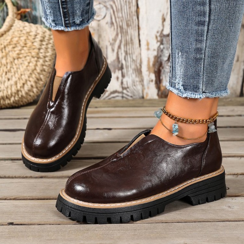 Retro British Style Women's Sh - огляд і ціна Women Shoes Loafers