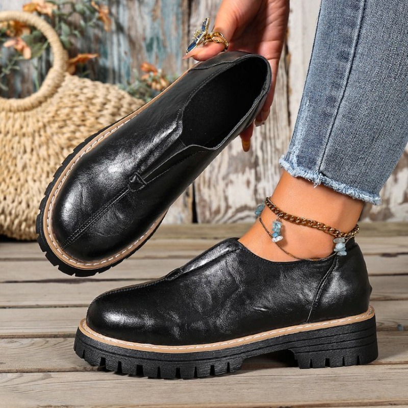 Retro British Style Women's Sh - огляд і ціна Women Shoes Loafers