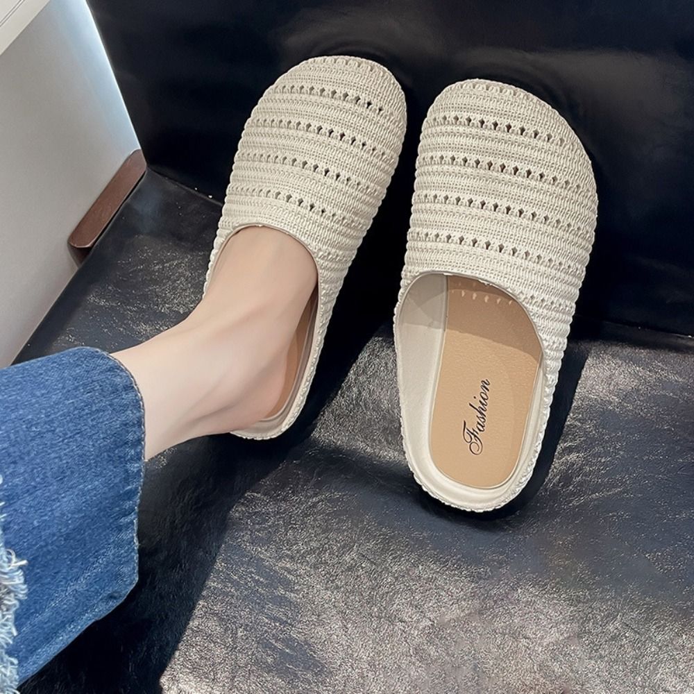 Breathable Baotou Half Slipper - огляд і ціна Women'S Shoes Hands Free